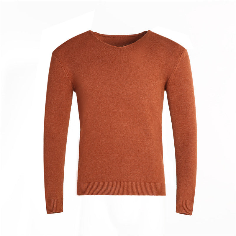 Herren klassischer V-Ausschnitt Pullover Stilzeits