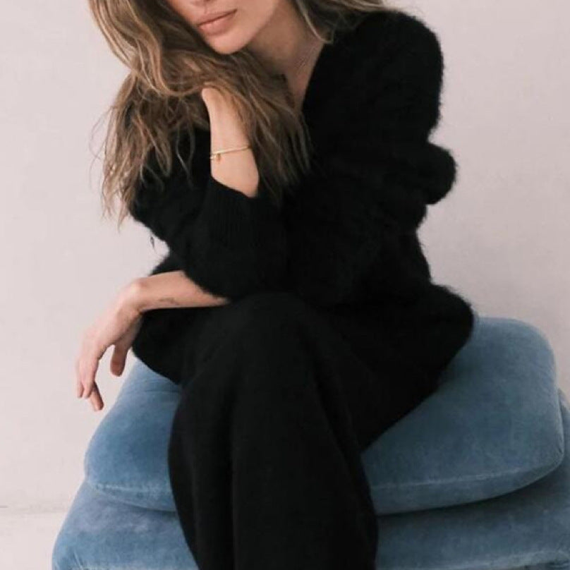 Damen kuscheliger Cardigan Stilzeits