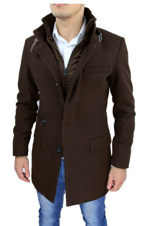 Herren modischer Warmjacke mit innovativem Innenfutter Stilzeits