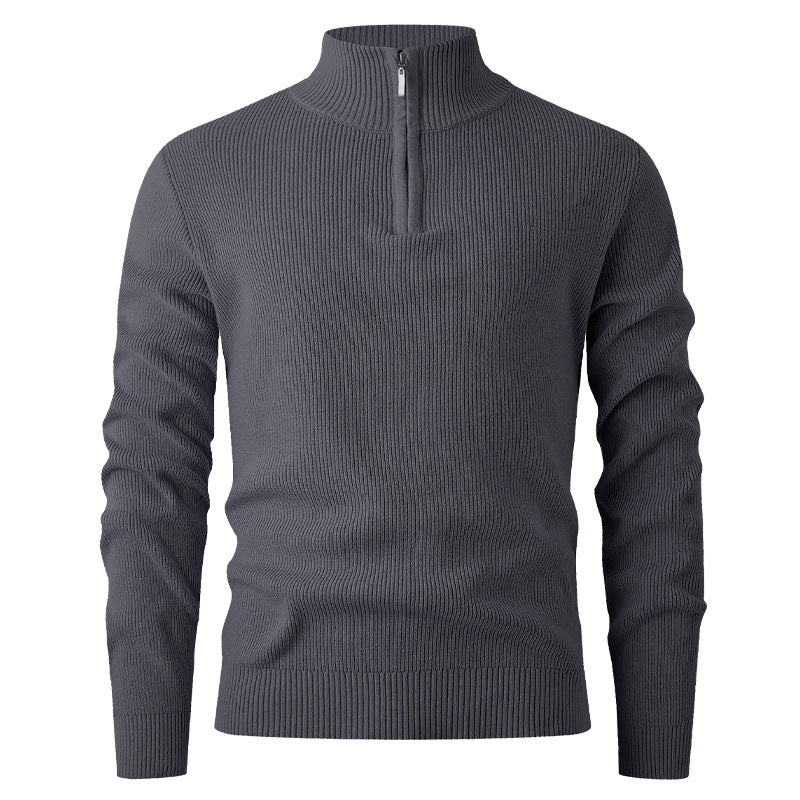 Herren Strickpullover mit Stehkragen Stilzeits