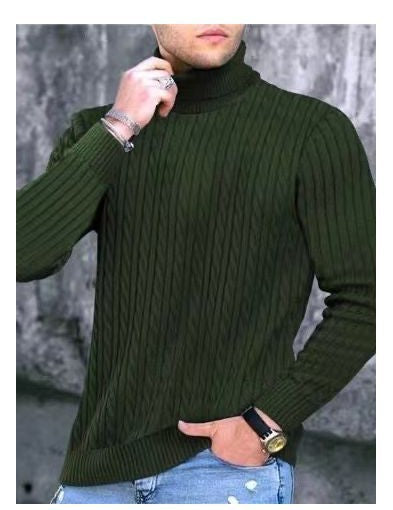 Herren Rollkragenpullover aus komfortabler Strickqualität Stilzeits