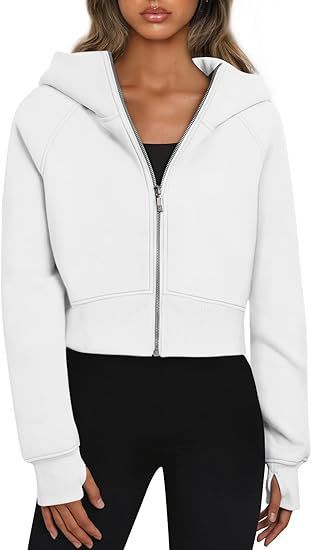 Damen cropped Kapuzenjacke Stilzeits