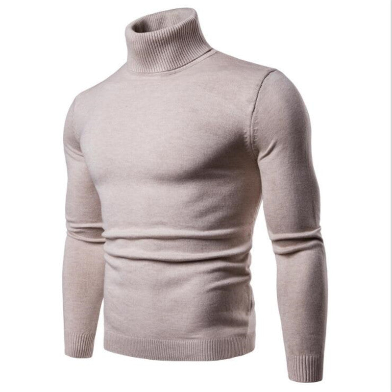 Herren Rollkragenpullover aus feiner Strickware Stilzeits