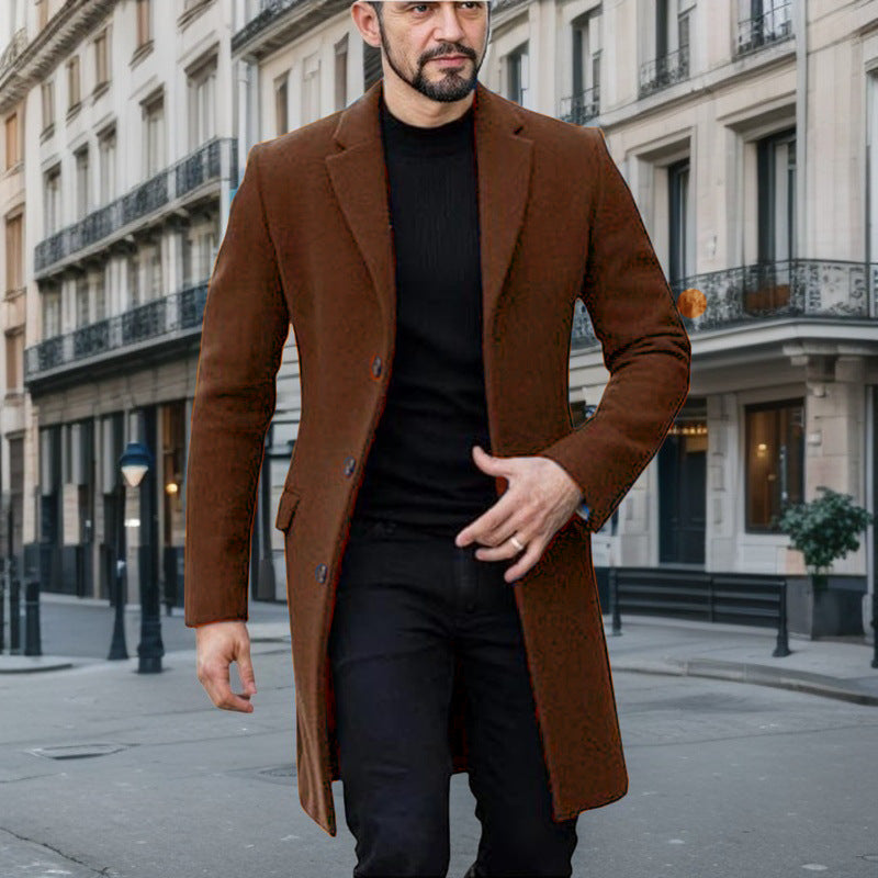 Herren eleganter Wollmantel Stilzeits 1760428448