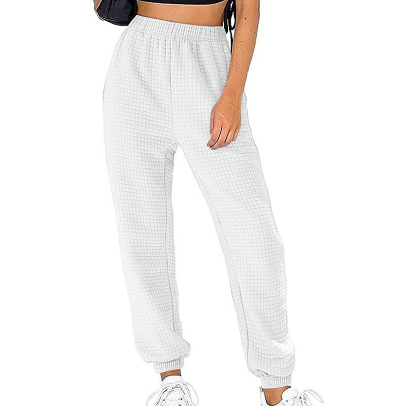 Damen Hochgeschnittene Relaxed Fit Sweathose Stilzeits