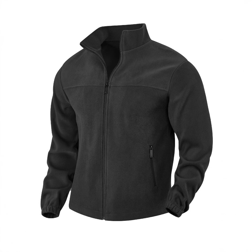 Herren Fleecejacke mit hohem Kragen Stilzeits