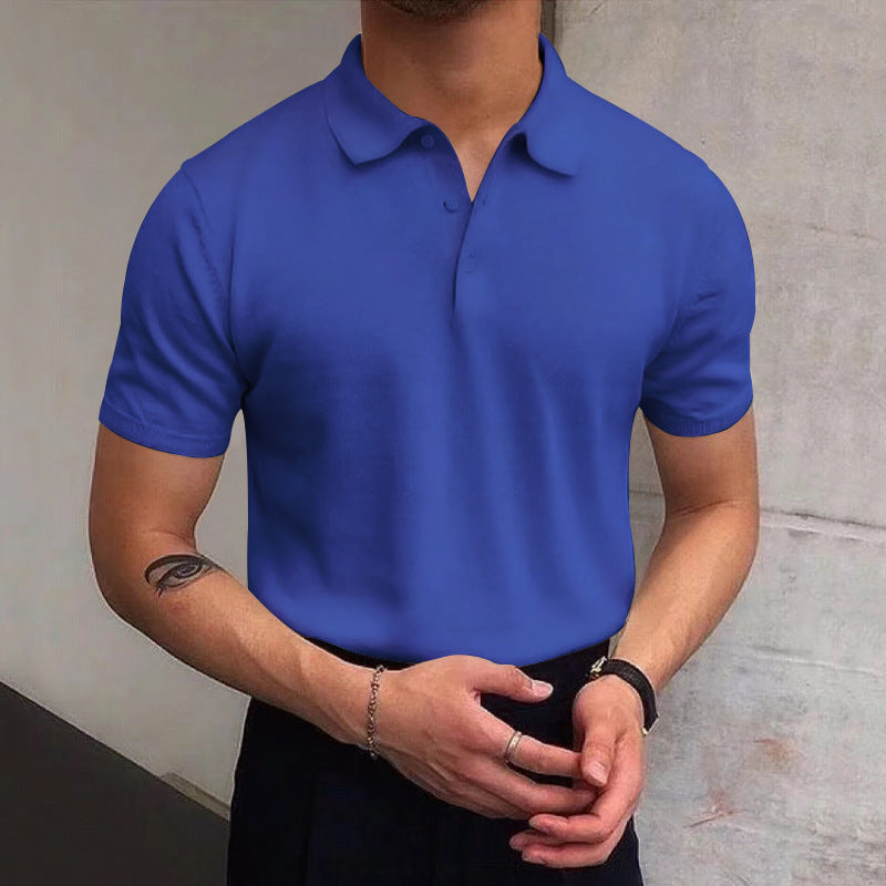 Herren Polo-Shirt aus atmungsaktiver Baumwolle mit elegantem Kragen Stilzeits