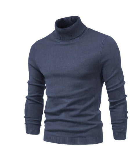 Herren Grober Rollkragenpullover aus wärmendem Material mit strukturierter Oberfläche Stilzeits