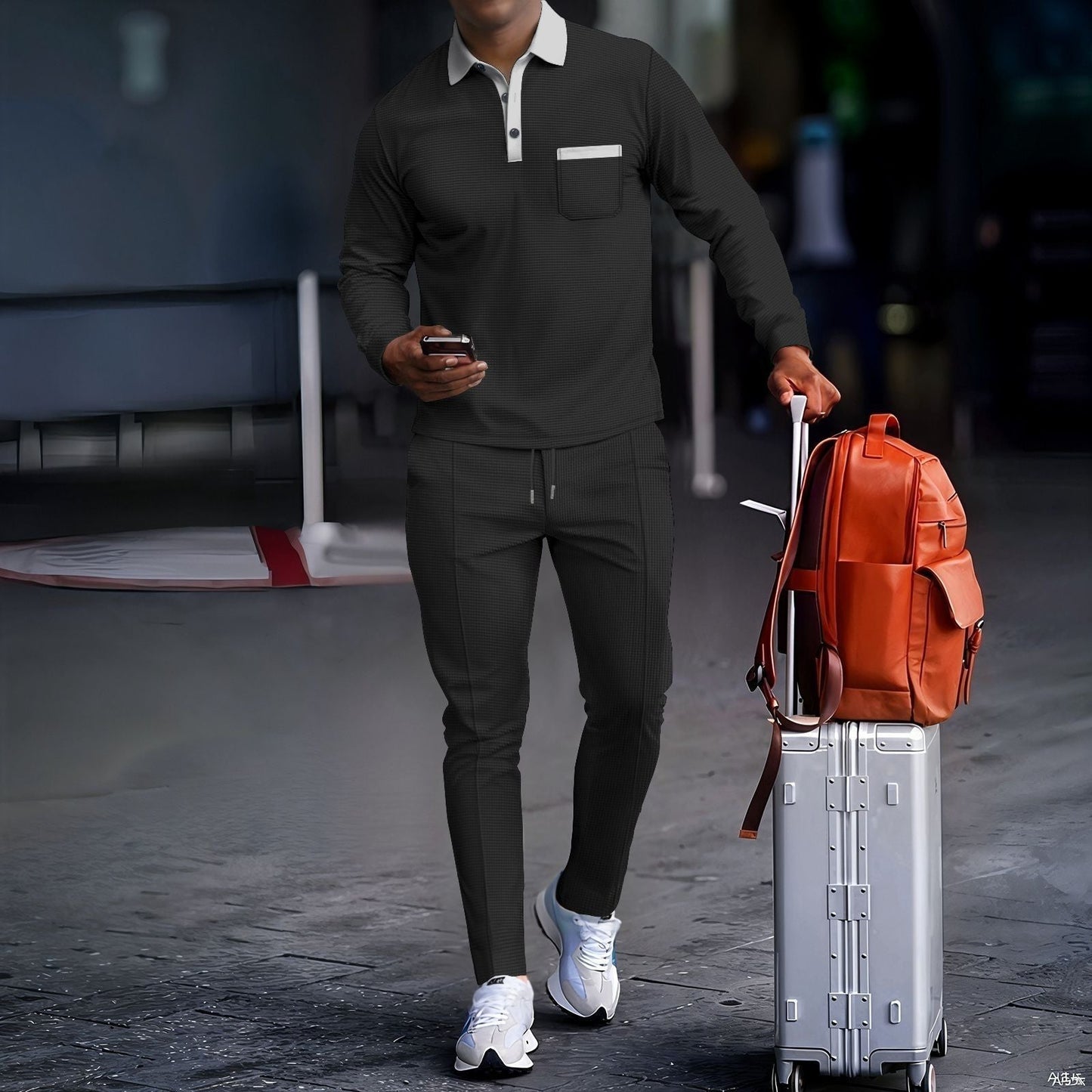 Herren Freizeit Sportanzug Stilzeits