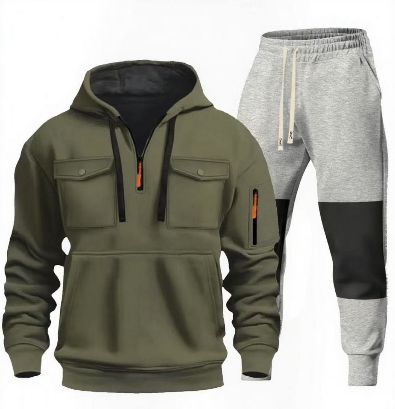 Herren funktionaler Sweatshirt- und Jogginghosen-Set Stilzeits