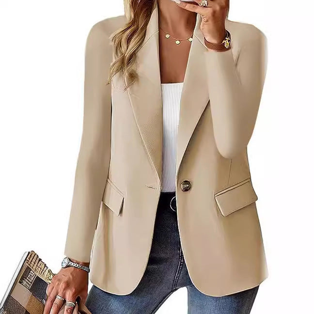 Damen Eleganter Blazer mit strukturiertem Design und praktischen Taschen Stilzeits