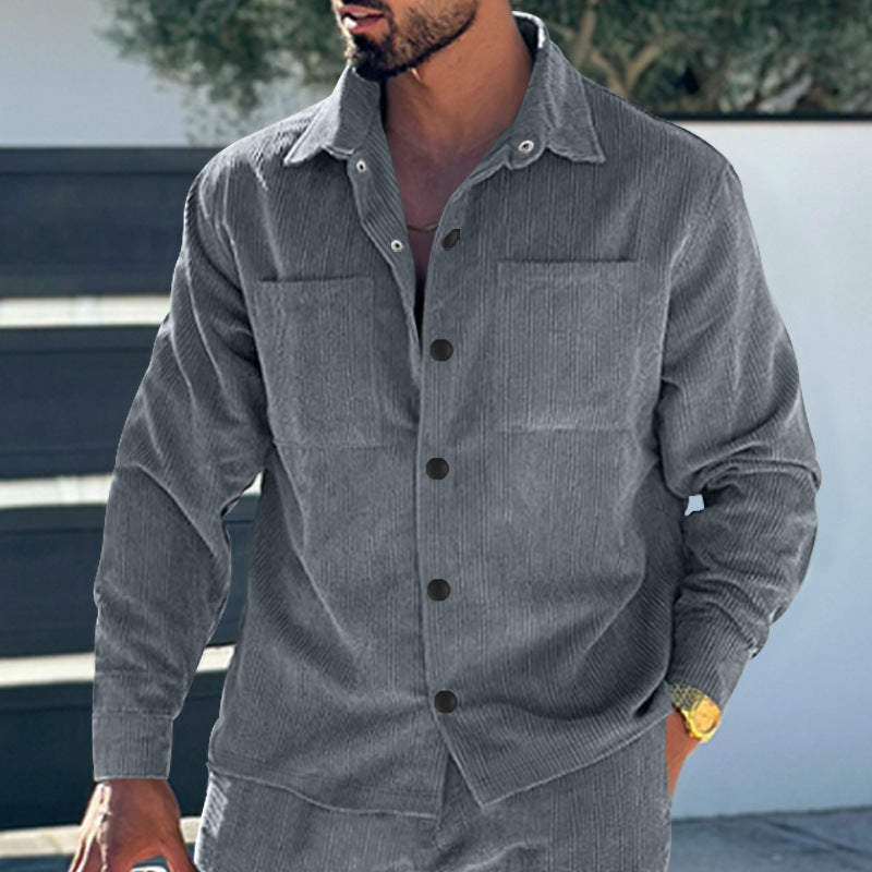 Herren komfortable Outdoor-Jacke mit praktischen Taschen Stilzeits