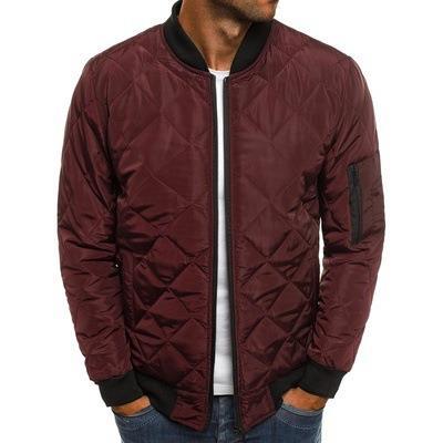 Herren Steppjacke mit elastischen Rippbündchen und praktischen Reißverschlusstaschen Stilzeits