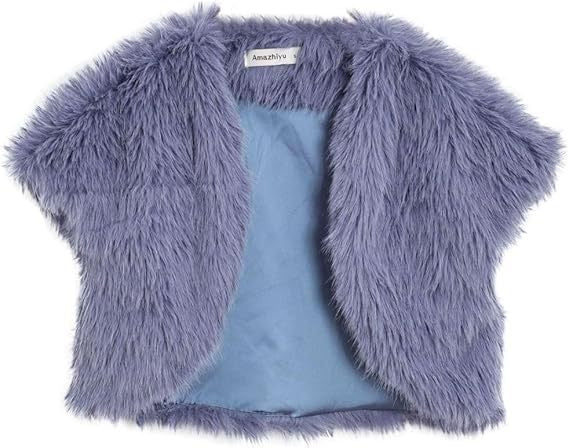 Damen Flauschige Kunstpelzweste im offenen Design Stilzeits
