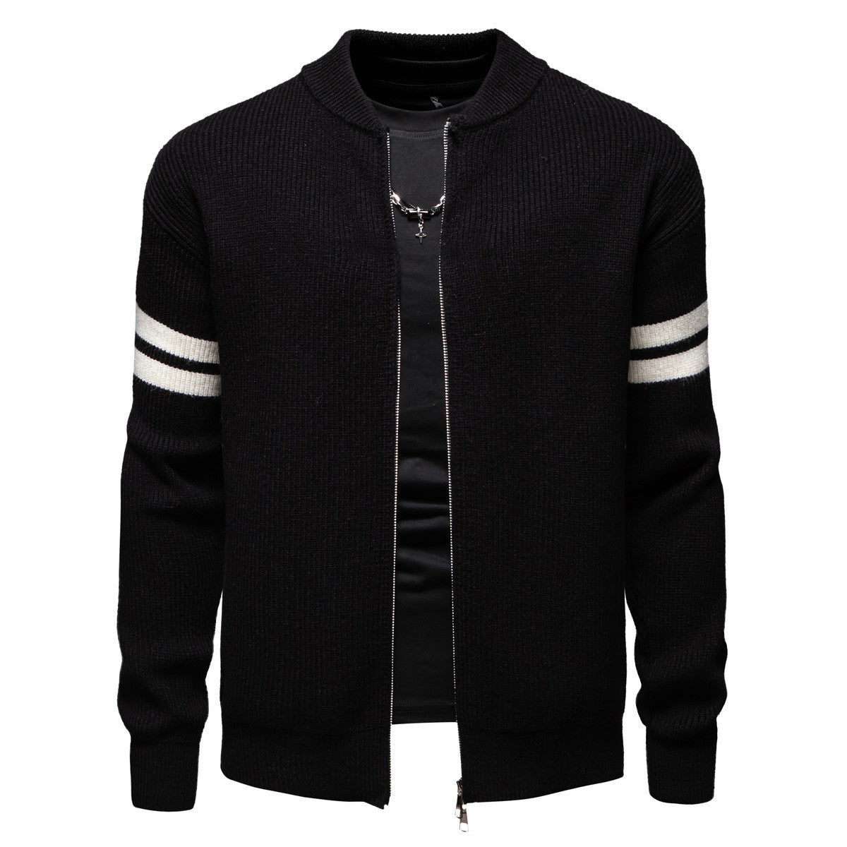 Herren Sportlicher Strickjacke Stilzeits