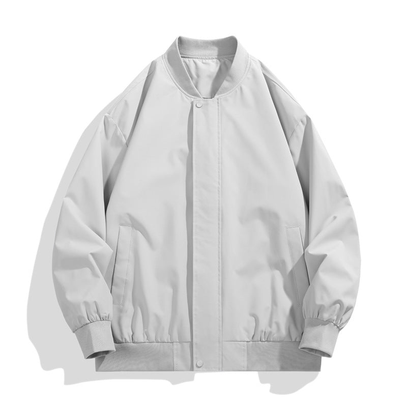 Herren sportliche Übergangsjacke mit hohem Kragen und praktischen Seitentaschen Stilzeits