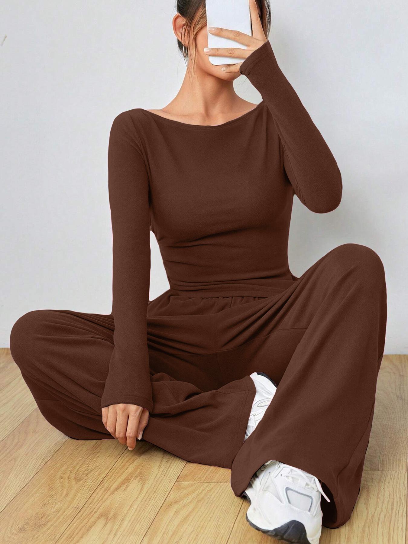 Damen Komfortables Lounge-Set Stilzeits