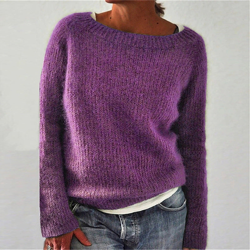 Traditioneller Damen-Strickpullover
