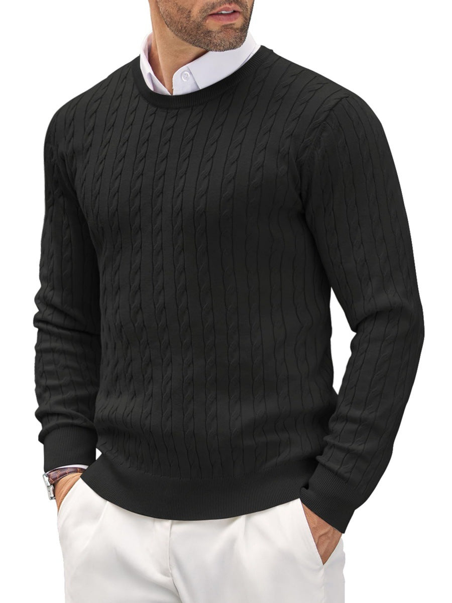 Herren Strickpullover mit Fischgratmuster Stilzeits