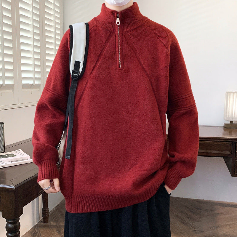 Damen Kapuzenpullover mit hohem Kragen und praktischem Reißverschluss Stilzeits