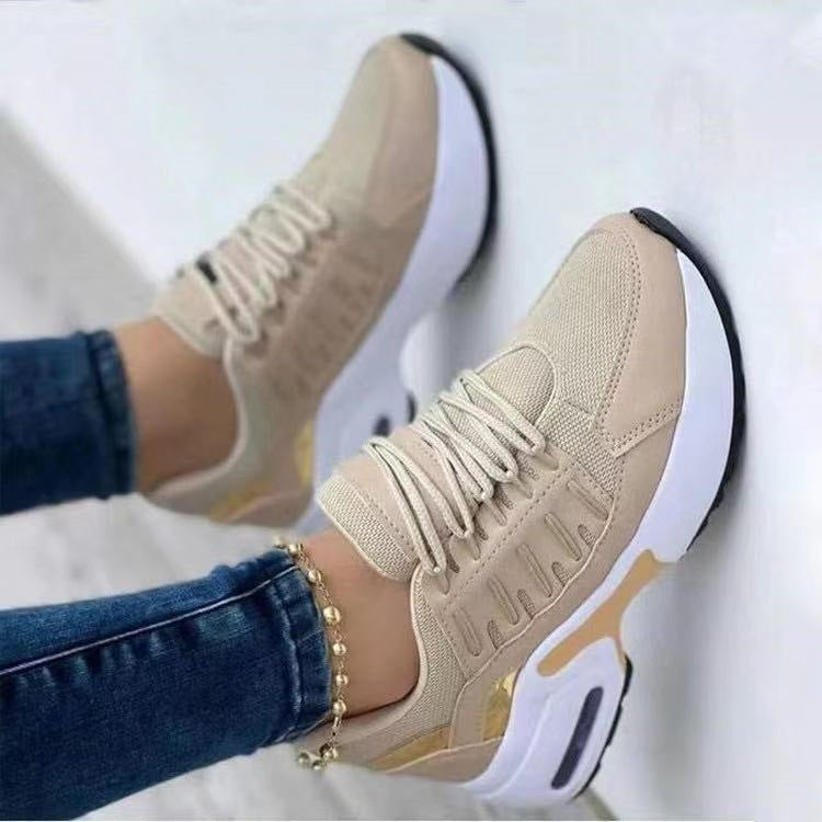 Damen Sportliche Air Max Sneakers mit atmungsaktiver Oberflächenstruktur Stilzeits