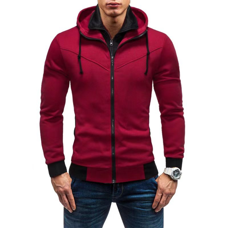 Herren Fleece-Kapuzenjacke mit stylischem Design und praktischen Taschen Stilzeits