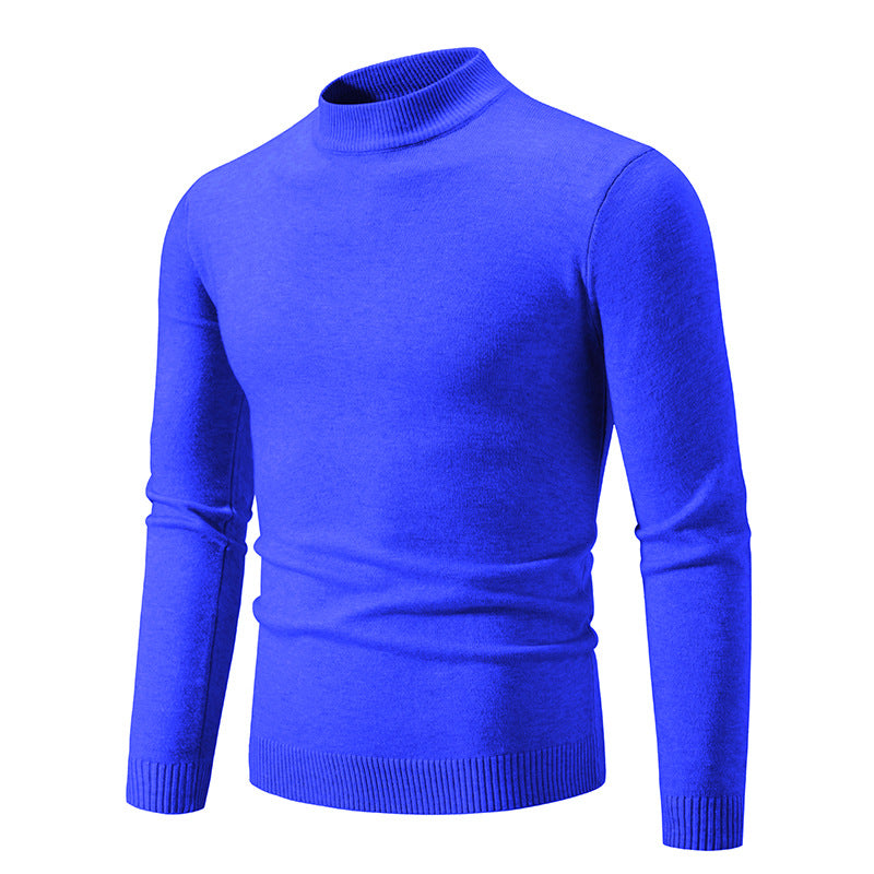 Herren eleganter Pullover mit Stehkragen Stilzeits