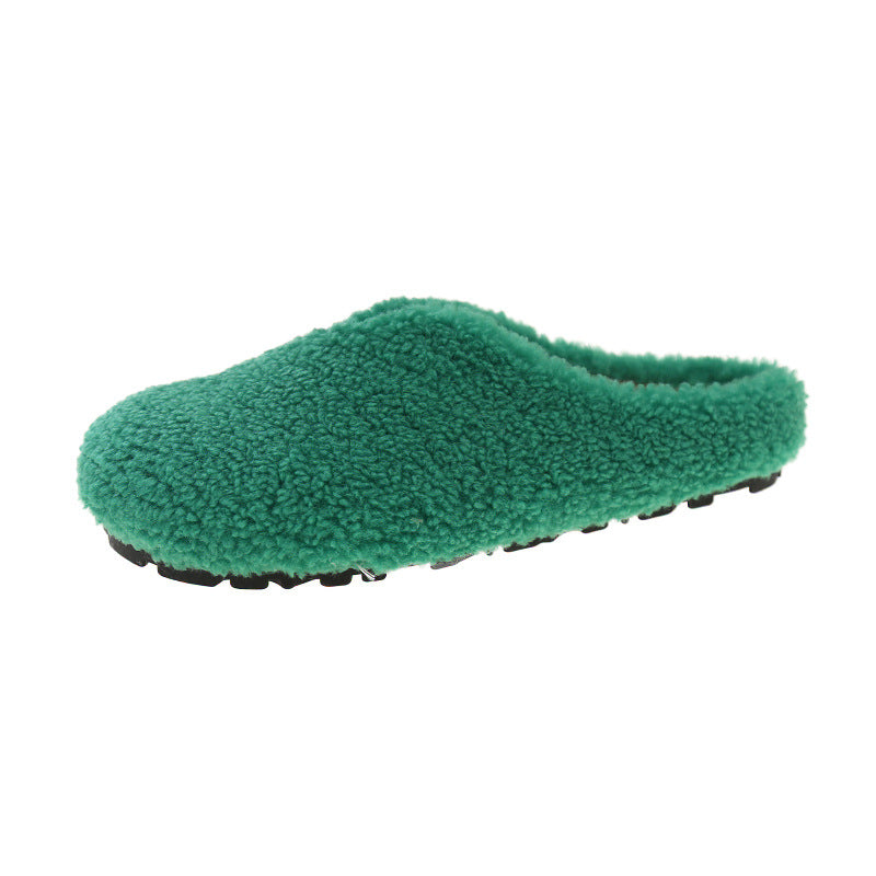 Damen Flauschige Hausschuhe mit rutschfester Sohle und weichem Innenfutter Stilzeits