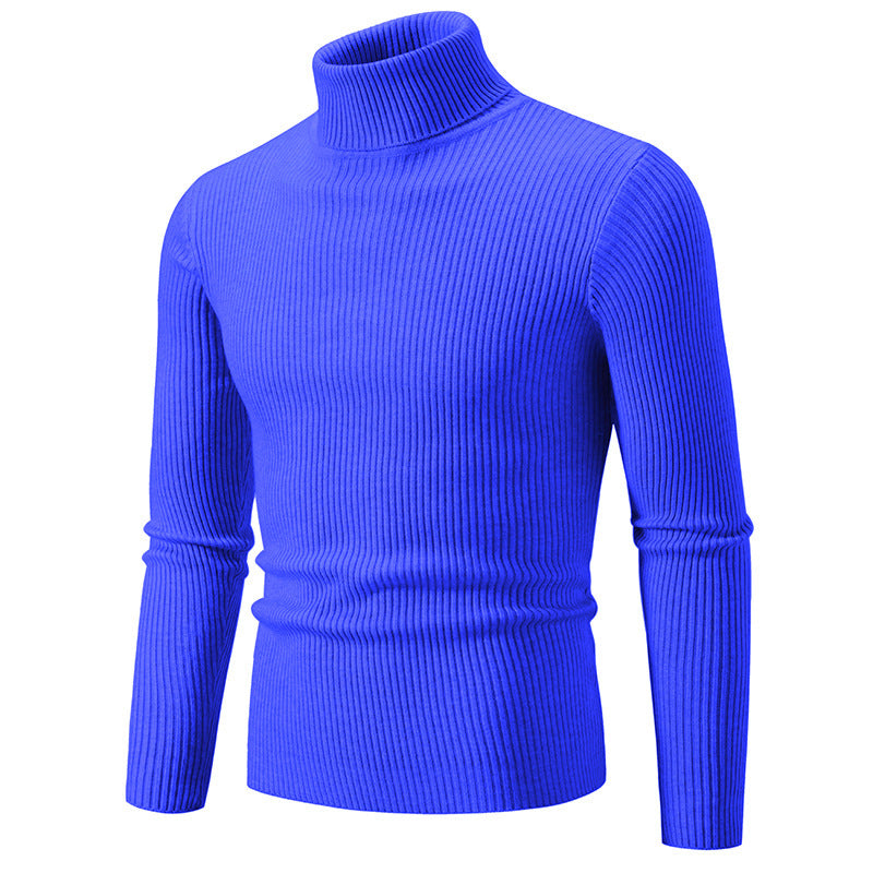 Herren feiner Rollkragenpullover aus langlebigem Strickmaterial Stilzeits