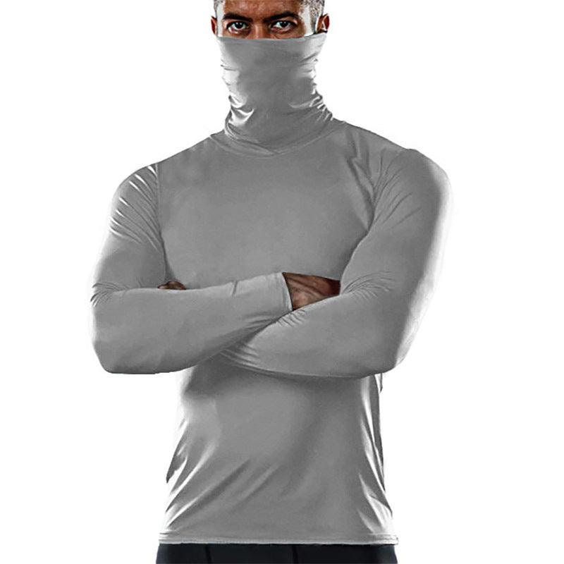 Herren Funktionsshirt mit hohem Kragen und innovativem Feuchtigkeitsmanagement Stilzeits