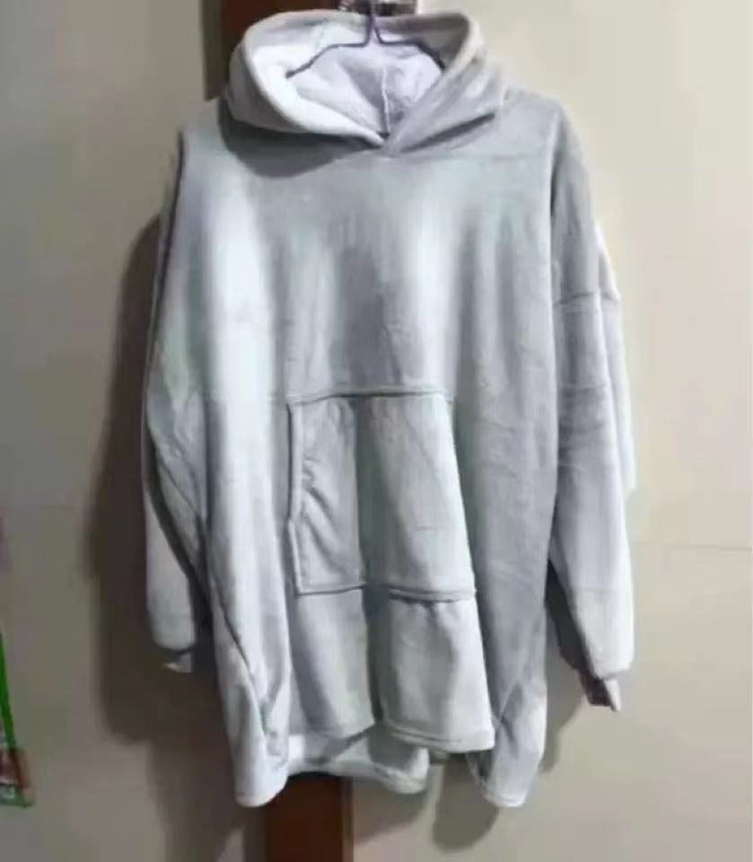 Damen Großer Kapuzenpullover mit kuscheligem Fleece und praktischen Taschen Stilzeits