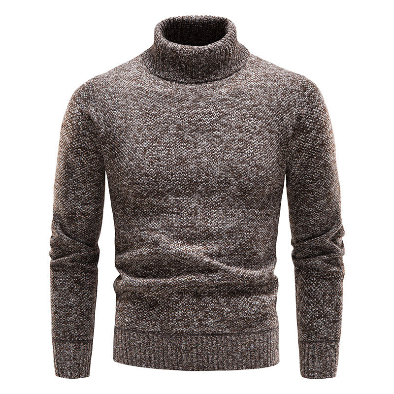 Herren Rollkragenpullover aus weicher Strickware Stilzeits