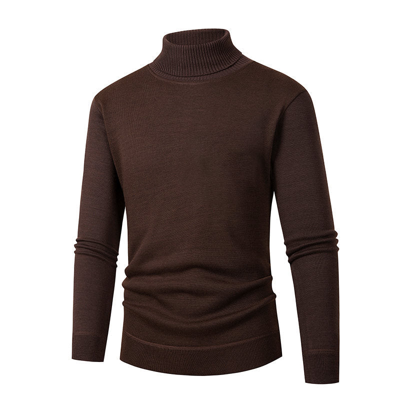 Herren eleganter Rollkragenpullover aus hochwertigem Material Stilzeits