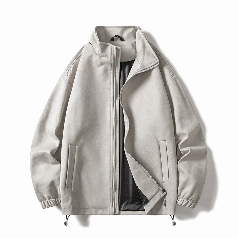 Herren Fleecejacke mit elastischen Bündchen und praktischen Taschen Stilzeits