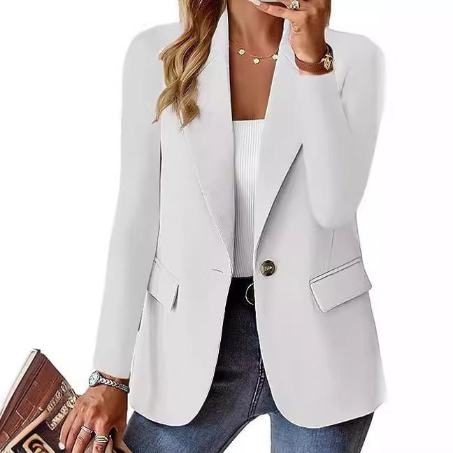 Damen Eleganter Blazer mit strukturiertem Design und praktischen Taschen Stilzeits