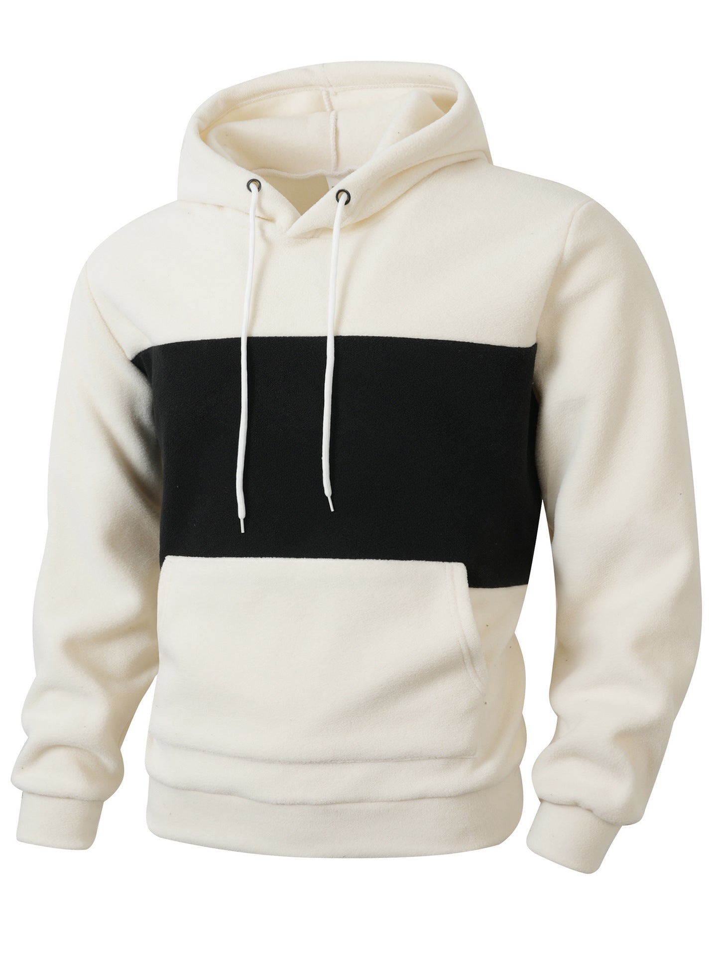Herren Fleece-Hoodie mit innovativem Design Stilzeits