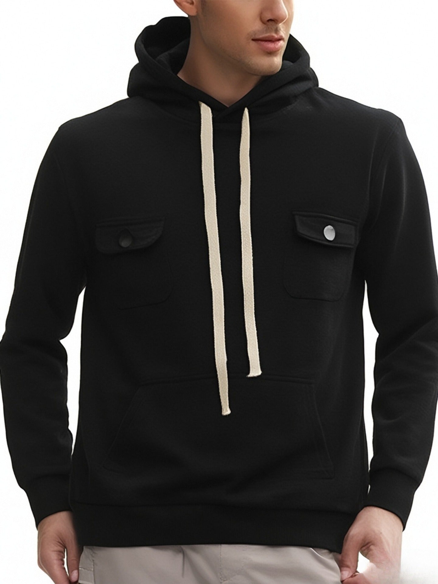 Herren Kapuzenpullover mit praktischen Taschen und modernem Design Stilzeits