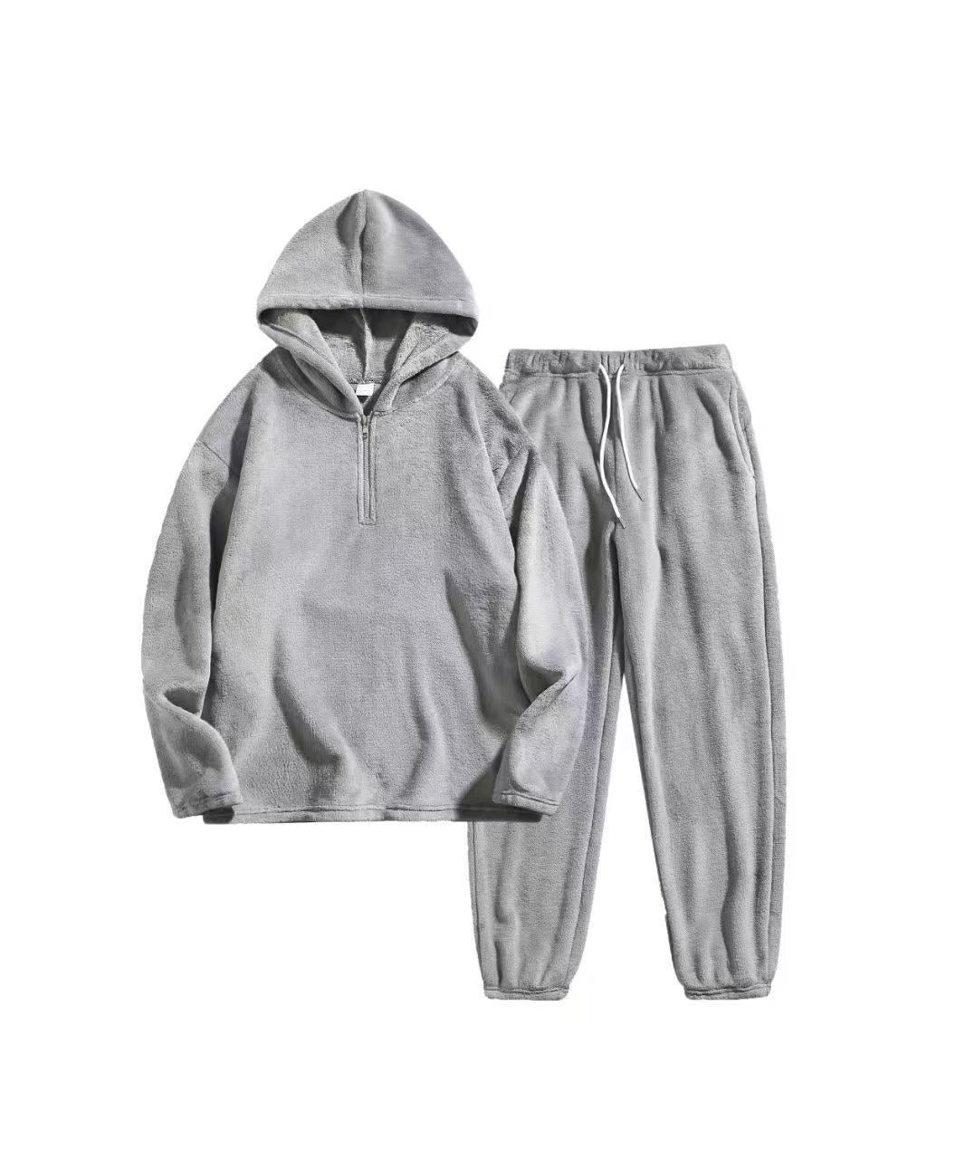 Damen Fleece Schlafanzug Stilzeits