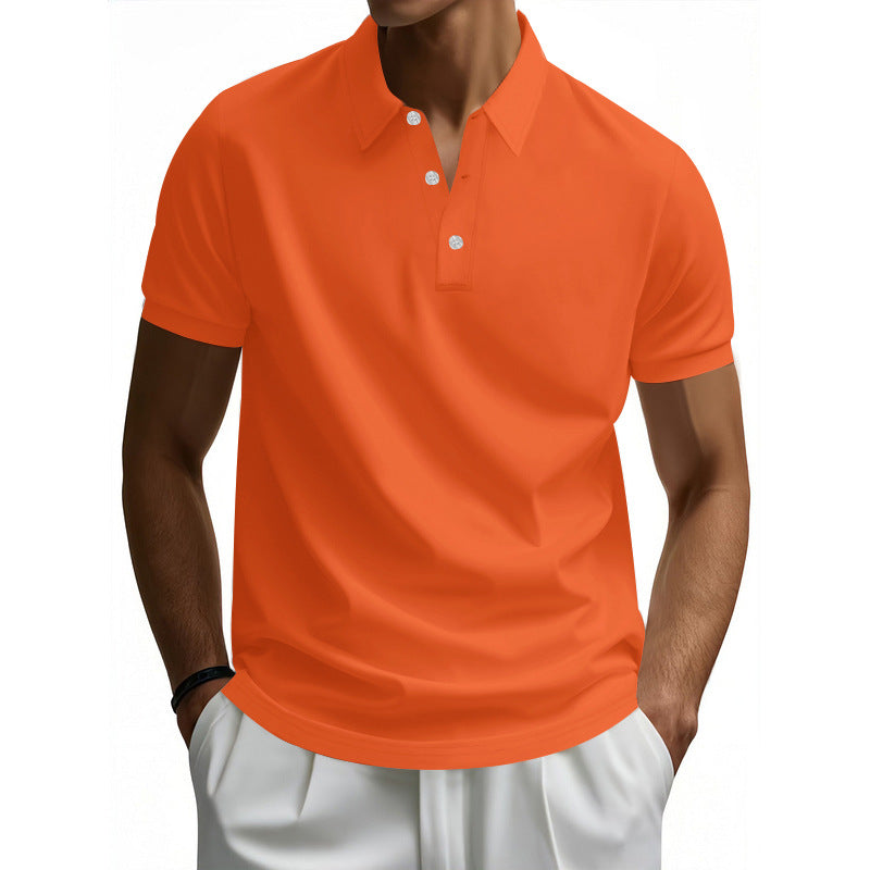 Herren Polohemd mit strukturiertem Kragen und feuchtigkeitsableitendem Material Stilzeits