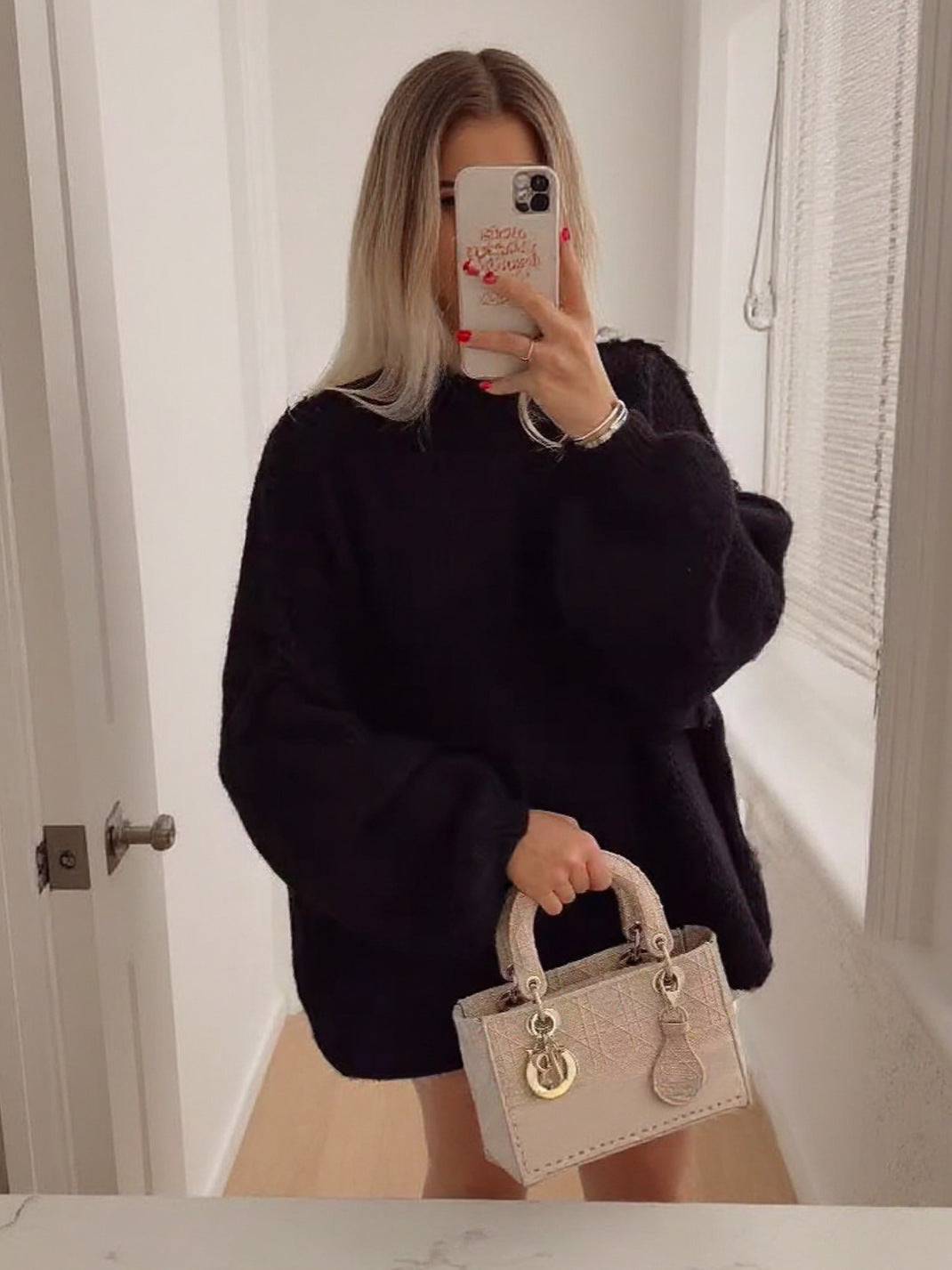 Damen kuscheliger Oversize-Pullover mit weiten Ärmeln und strukturiertem Strick Stilzeits