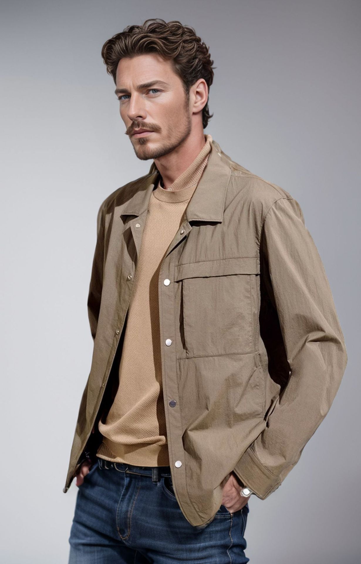 Herren Utility-Jacke Stilzeits