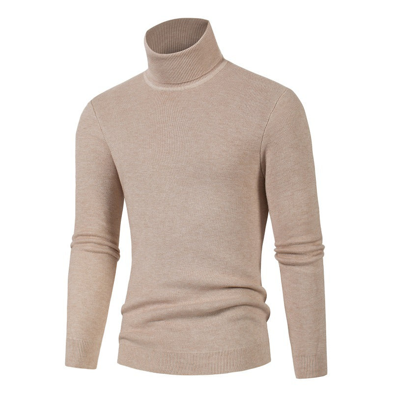 Herren Rollkragenpullover aus weichem Material Stilzeits
