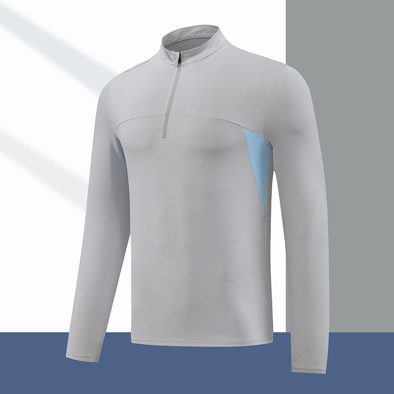 Herren Funktions-Thermoshirt mit Stehkragen und Reißverschluss Stilzeits