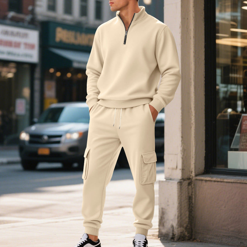 Herren Sportliches Freizeit-Set mit praktischen Taschen Stilzeits