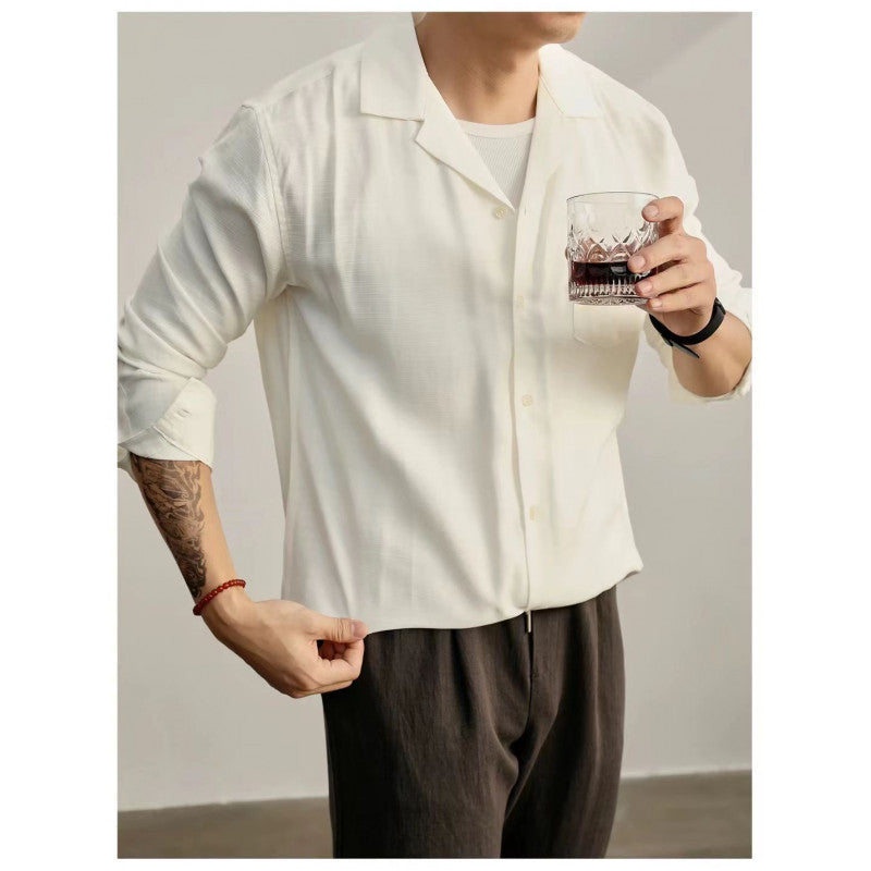 Herren Leichtes Kurzarmhemd mit Brusttasche und lässigem Schnitt Stilzeits