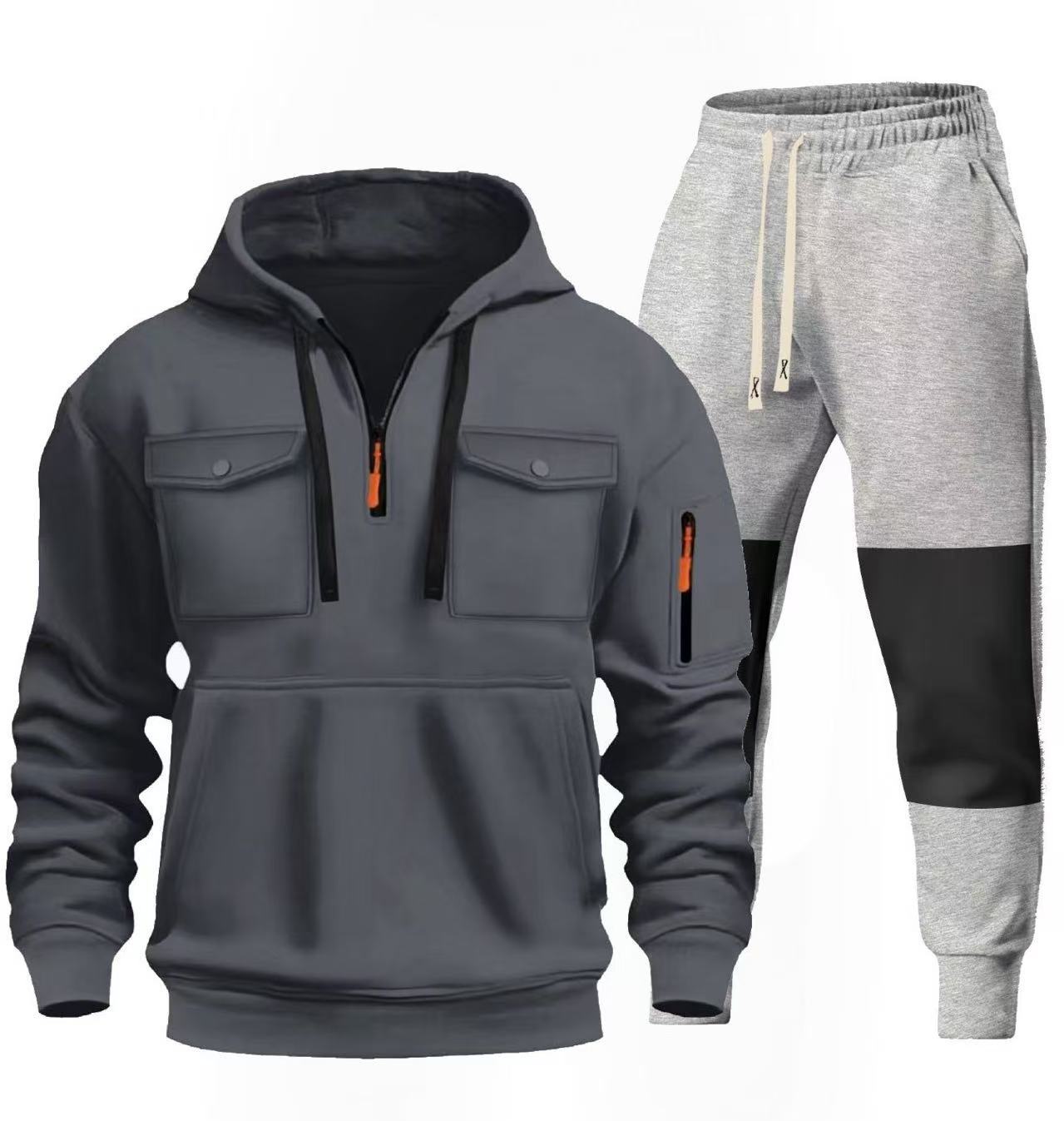 Herren funktionaler Sweatshirt- und Jogginghosen-Set Stilzeits