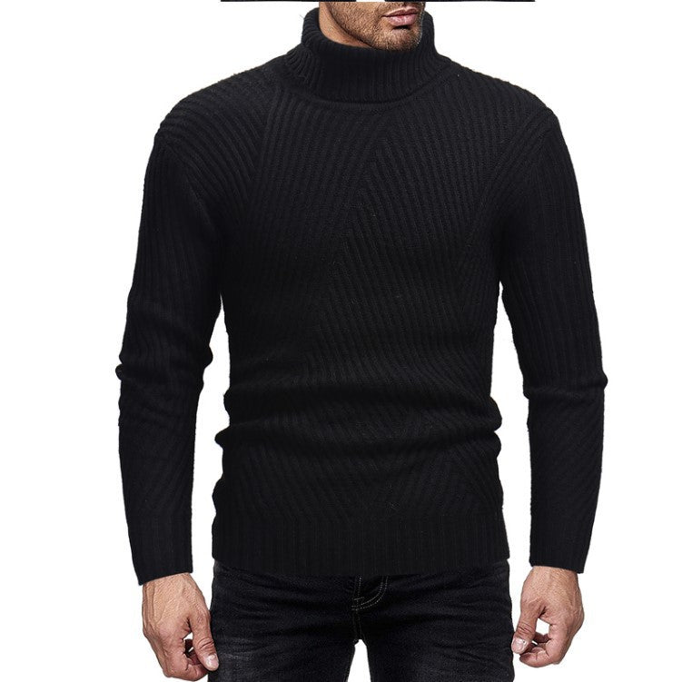 Herren Rollkragenpullover Stilzeits