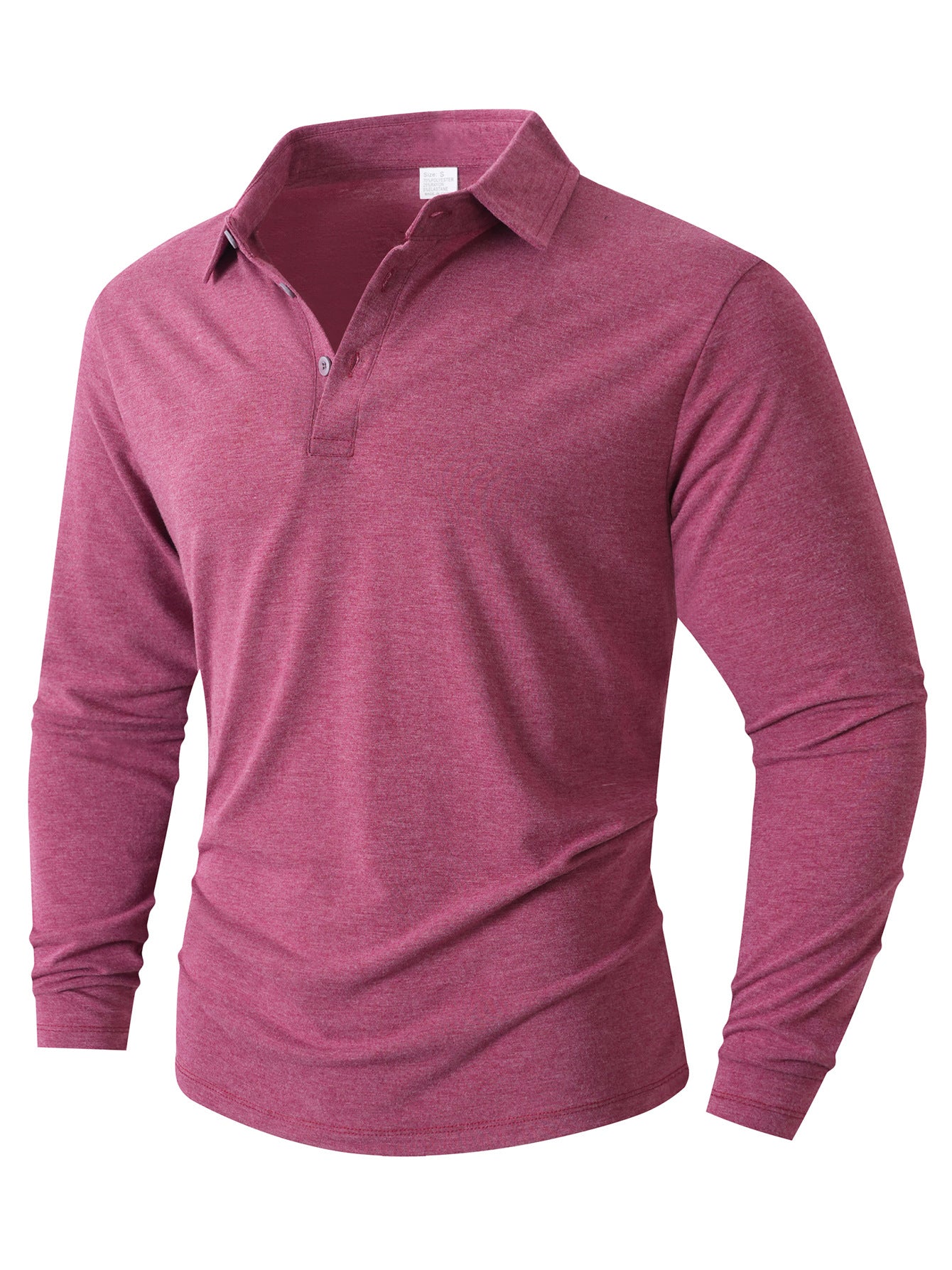 Herren Langarm Poloshirt mit modernem Schnitt Stilzeits