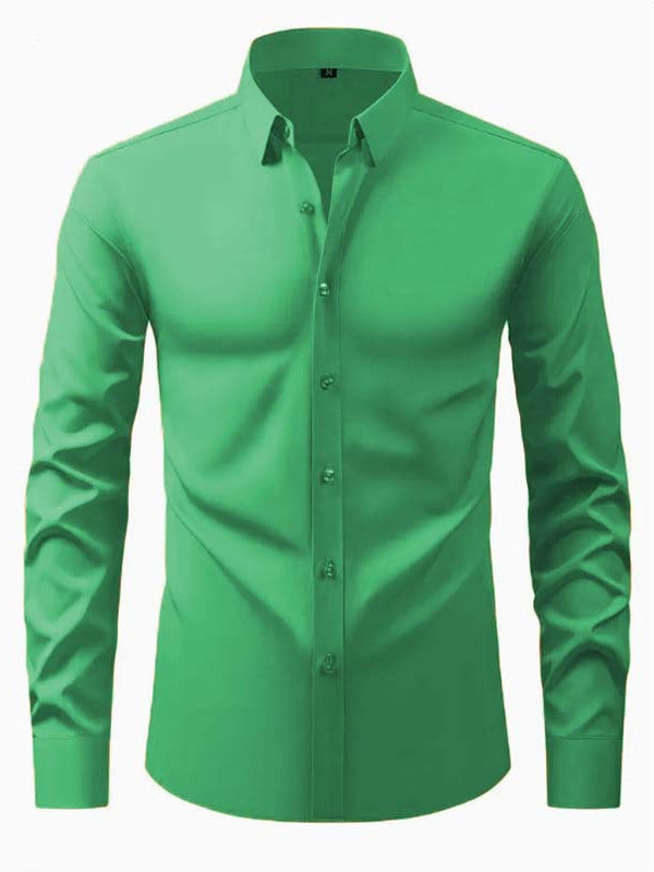 Herren langärmliges Hemd mit innovativer Schnittführung und Modernem Design Stilzeits