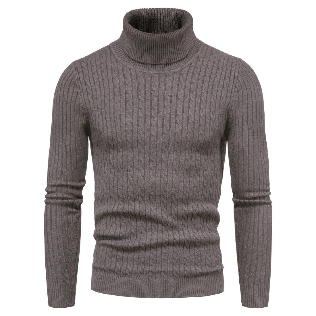 Herren komfortabler Rollkragenpullover Stilzeits